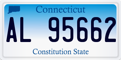 CT license plate AL95662