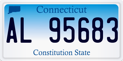 CT license plate AL95683