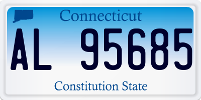 CT license plate AL95685