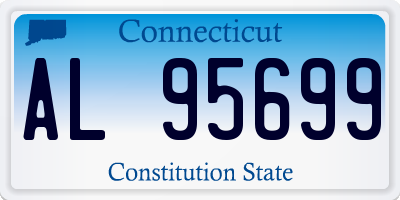 CT license plate AL95699