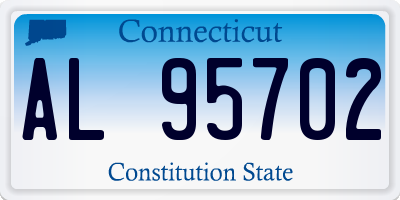 CT license plate AL95702