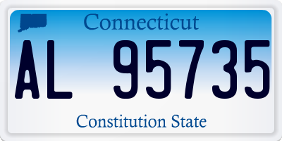 CT license plate AL95735