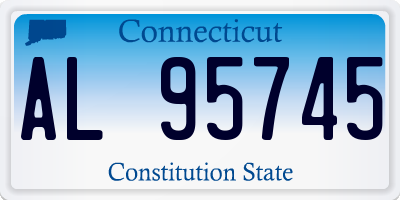 CT license plate AL95745