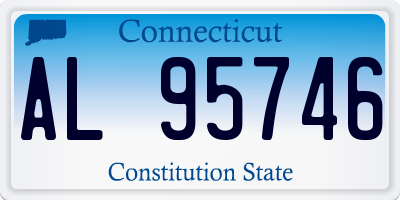 CT license plate AL95746