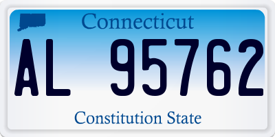 CT license plate AL95762