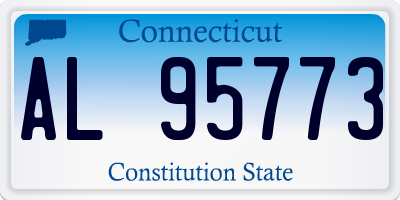 CT license plate AL95773