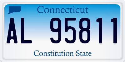CT license plate AL95811
