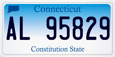 CT license plate AL95829