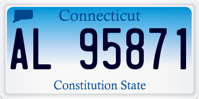 CT license plate AL95871