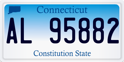 CT license plate AL95882