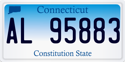 CT license plate AL95883