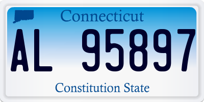 CT license plate AL95897