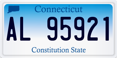 CT license plate AL95921