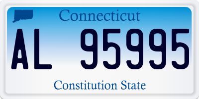 CT license plate AL95995