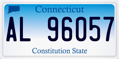 CT license plate AL96057