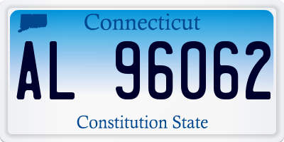 CT license plate AL96062