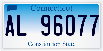 CT license plate AL96077