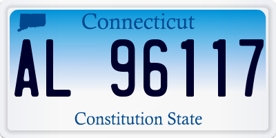 CT license plate AL96117