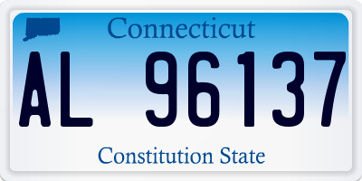 CT license plate AL96137