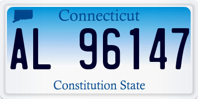 CT license plate AL96147