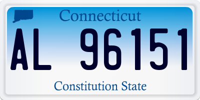 CT license plate AL96151