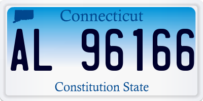 CT license plate AL96166