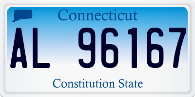 CT license plate AL96167