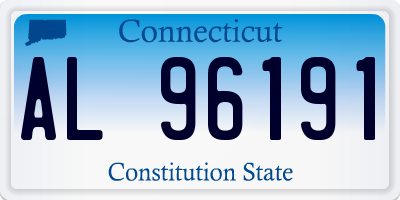 CT license plate AL96191
