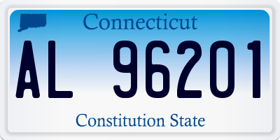 CT license plate AL96201