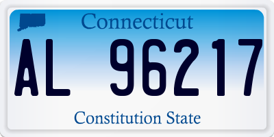 CT license plate AL96217