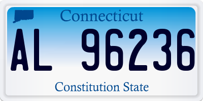 CT license plate AL96236