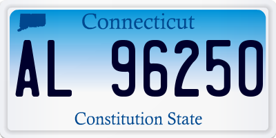 CT license plate AL96250