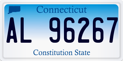 CT license plate AL96267