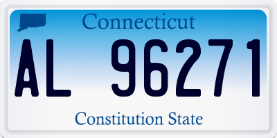 CT license plate AL96271