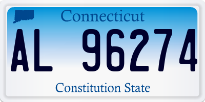 CT license plate AL96274