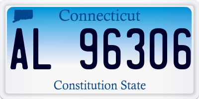 CT license plate AL96306