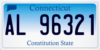 CT license plate AL96321