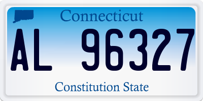 CT license plate AL96327