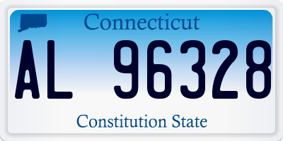 CT license plate AL96328