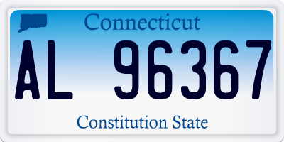 CT license plate AL96367