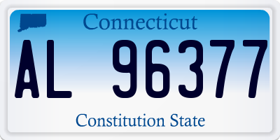 CT license plate AL96377