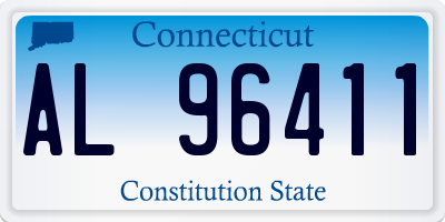 CT license plate AL96411