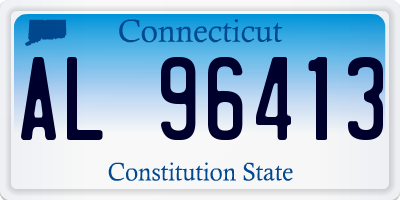 CT license plate AL96413