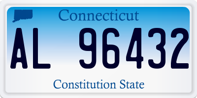 CT license plate AL96432