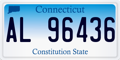 CT license plate AL96436