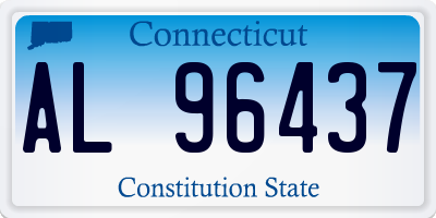 CT license plate AL96437