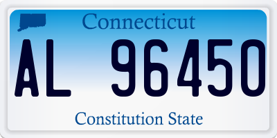 CT license plate AL96450