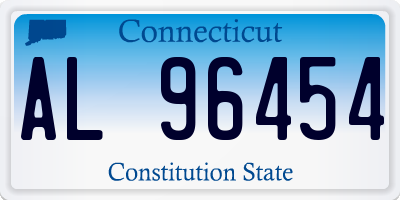 CT license plate AL96454