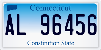 CT license plate AL96456