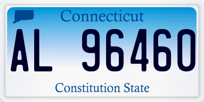 CT license plate AL96460